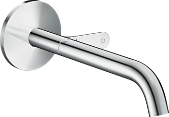 AX One Bateria umywalkowa Select z wlewką 220 mm, ścienna, podtynkowa, Chrom