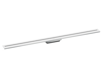AX Drain Element zewnętrzny odpływu liniowego 1200, montaż przyścienny, Biały Matowy