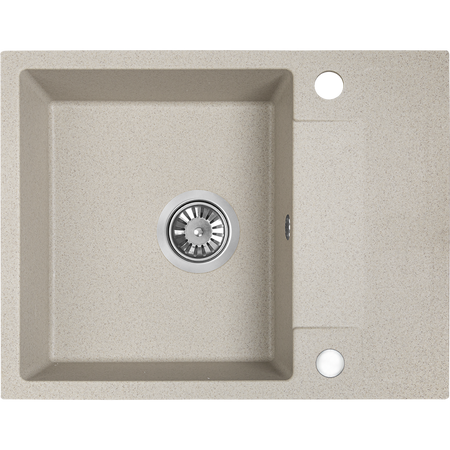 RAB zlewozmywak granitowy 1-komorowy z półociekaczem