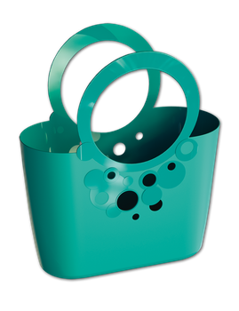 Torba LILY 21l ażur - TURKUSOWY