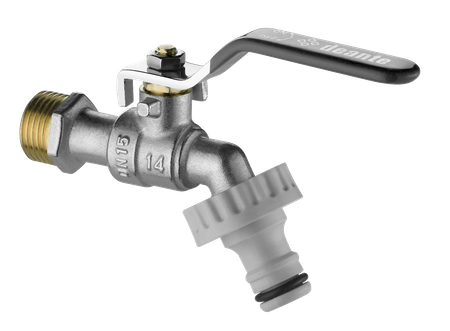 Zawór kulowy czerpalny ogrodowy z adapterami - 1/2" chrom VFA 152L