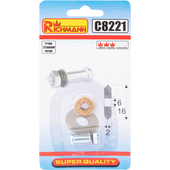 KÓŁKO DO GLAZ. 16x6x2 TYTANOWE