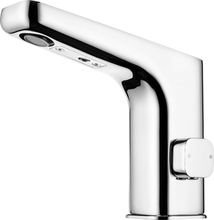 Bateria umywalkowa bezdotykowa z regulacją temperatury - 4xAA stała chrom Hiacynt BQH 029R