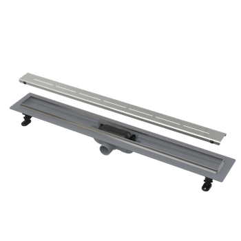 Odpływ podłogowy z nierdzewnym obramowaniem do rusztu perforowanego