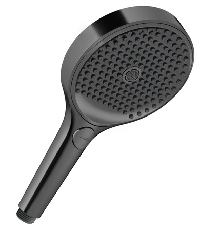 AX ShowerSolutions Główka prysznicowa 130 3jet EcoSmart, Czarny Chrom Szczotkowany