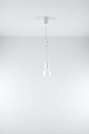 Lampa wisząca DIEGO 1 biała