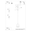 Lampa wisząca ceramiczna MINT