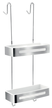 EMOTION podwójna półka wisząca, biały