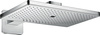 AX ShowerSolutions Głowica prysznicowa 460/300 3 jet z ramieniem prysznicowym, rozeta softsquare, Chrom