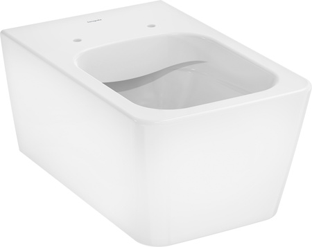 HG EluPura Q Miska wisząca WC 540, bezkołnierzowa AquaFall Flush, SmartClean, Biały