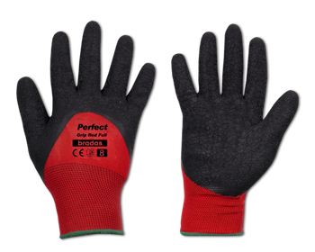 Rękawice ochronne PERFECT GRIP RED FULL lateks, rozmiar 11