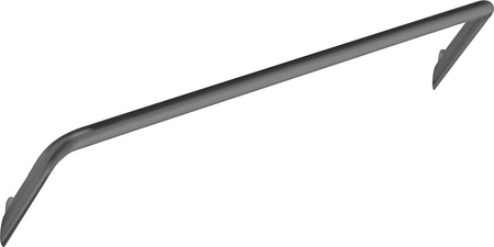 Wieszak na ręcznik ścienny titanium ADI D621