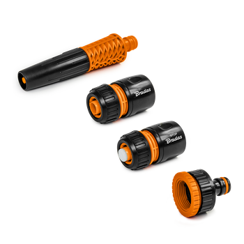 BLACK LINE Zestaw zraszający 4-elementowy na wąż 1/2"