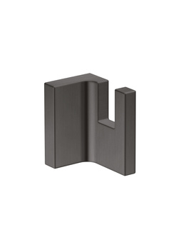 AX Universal Rectangular Haczyk na ręcznik, Czarny Chrom Szczotkowany