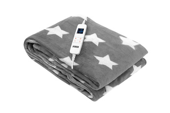 Koc elektryczny Noveen EB750 Grey Star super miękki 180x160cm**