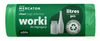 Worki do segregacji, szkło, 120l, zielone