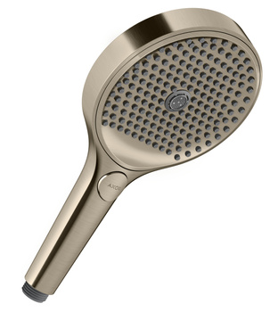 AX ShowerSolutions Główka prysznicowa 130 3jet EcoSmart+, Nikiel Szczotkowany