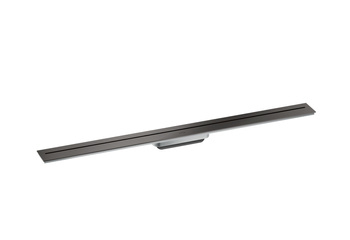 AX Drain Element zewnętrzny odpływu liniowego 1000, montaż przyścienny, Czarny Chrom Szczotkowany