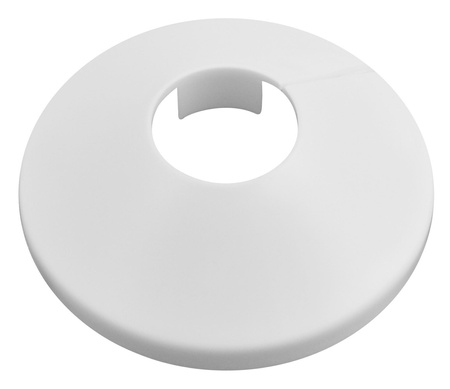 Rozety grzejnikowa pojedyńcze 18 mm, biała kpl. (5 szt.)