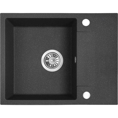 RAB zlewozmywak granitowy 1-komorowy z półociekaczem