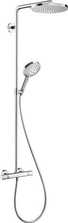 HG Raindance S Komplet prysznicowy 240 1jet PowderRain, EcoSmart z termostatem, Chrom