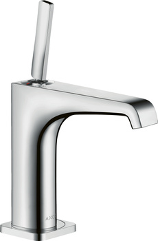 AX Citterio E Jednouchwytowa bateria umywalkowa 130 z uchwytem Pin i niezamykanym kompletem odpływowym, Chrom