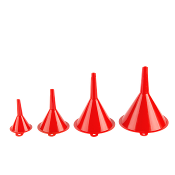 Zestaw 4 lejków- średnica 5/8/10/12 cm