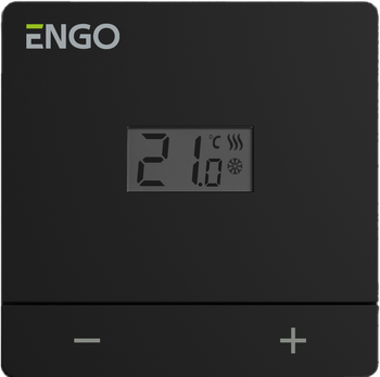 Regulator temperatury, 24V, dobowy, czarny, natynkowy