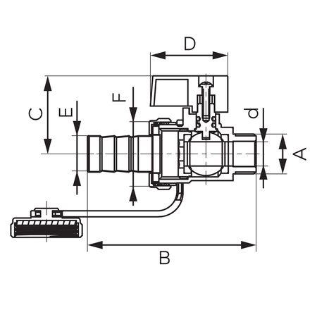 Szafka do rozdzielacza, natynkowa 610/575/170