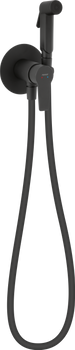 RITTO bateria podtynkowa bidetowa, z zestawem natryskowym, czarny