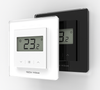 Przewodowy doramkowy szklany regulator temperatury Sinum FR-S2 biały