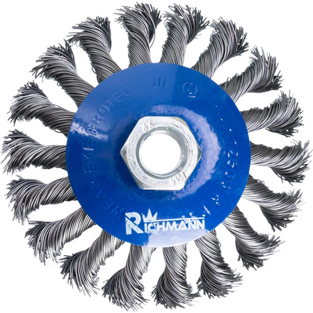 SZCZOTKA DO SZLIF. STOŻKOWA 100 MM DRUT SKRĘTNY