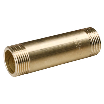 Króciec 1" mosiężny gwintowany 107 mm