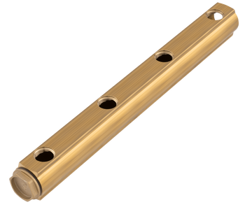 Belka rozdzielacza 1", rozstaw podłączeń 100 mm, 5-drogowa
