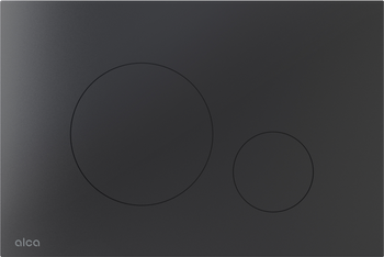 Przycisk sterujący do systemów podtynkowych, stal nierdzewna-czarny mat