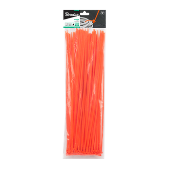 Taśma kablowa 4,8 x 350mm ORANGE 100 szt.