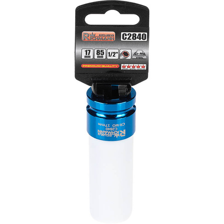 NASADKA UDAR. DŁUGA DO FELG ALU. 1/2' 21 MM, ZAWIESZKA