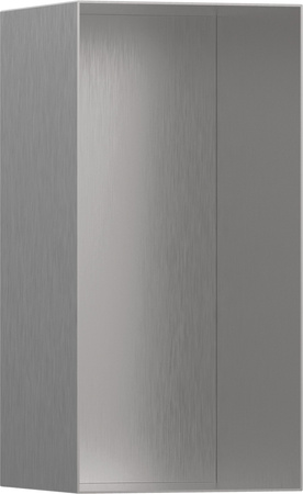 HG XtraStoris Minimalistic Wnęka ścienna bez ozdobnej ramki 300/150/140, Stal Szlachetna Szczotkowana