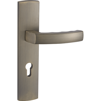 AURIS klamka zewnętrzna na szyldzie długim na wkładkę