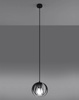 Lampa wisząca TULOS 1 czarna
