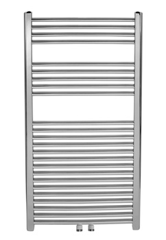 Grzejnik łazienkowy typ 450x1200 prosty chrom z przyłączem 50 mm