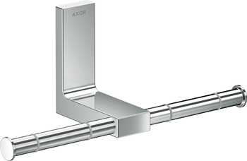 AX Universal Rectangular Uchwyt na papier toaletowy, podwójny, Chrom