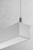 Lampa wisząca PINNE 117 szara 3000K