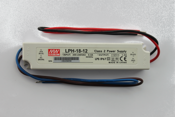 Zasilanie sieciowe 230 V AC/12 V DC/18 W, IP67