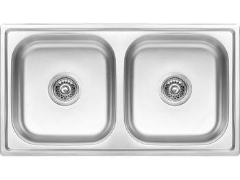 STANDARD zlewozmywak dwukomorowy