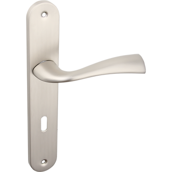 MALTA klamka na szyldzie długim na klucz