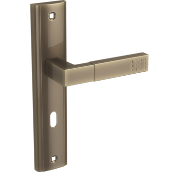 PRIMA klamka na szyldzie długim na klucz