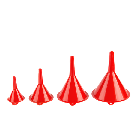 Zestaw 4 lejków- średnica 5/8/10/12 cm