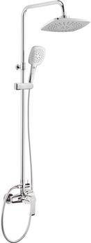 Deszczownica z baterią prysznicową chrom NAC 01EM