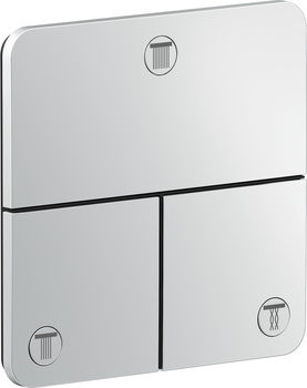 AX ShowerSelect ID Zawór odcinający do 3 odbiorników, softsquare, podtynkowy, Chrom